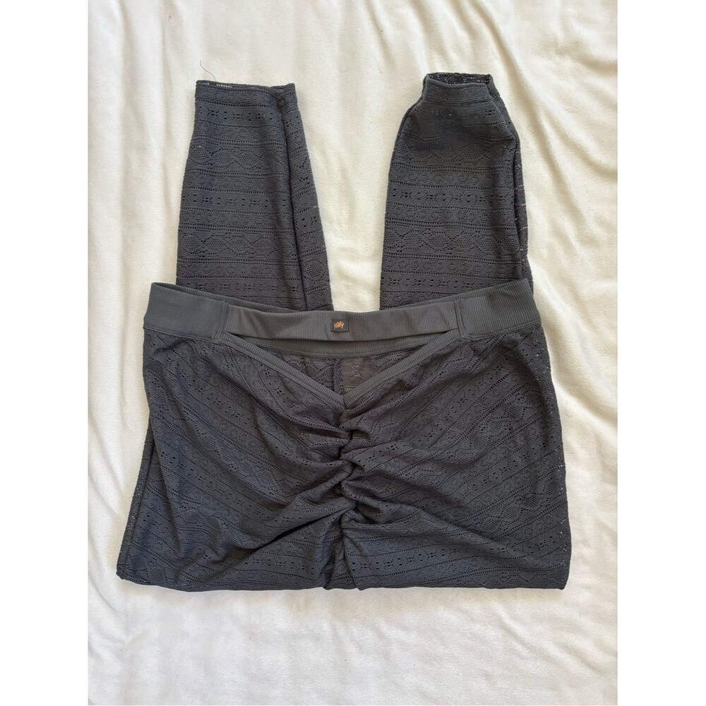 Yitty x Fabletics Knit Slip Open Back Ruched Leggings